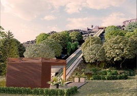 Infografía del futuro funicular.