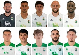 Arriba, los jugadores que finalizan contrato. Abajo, los que terminan su periodo de cesión.
