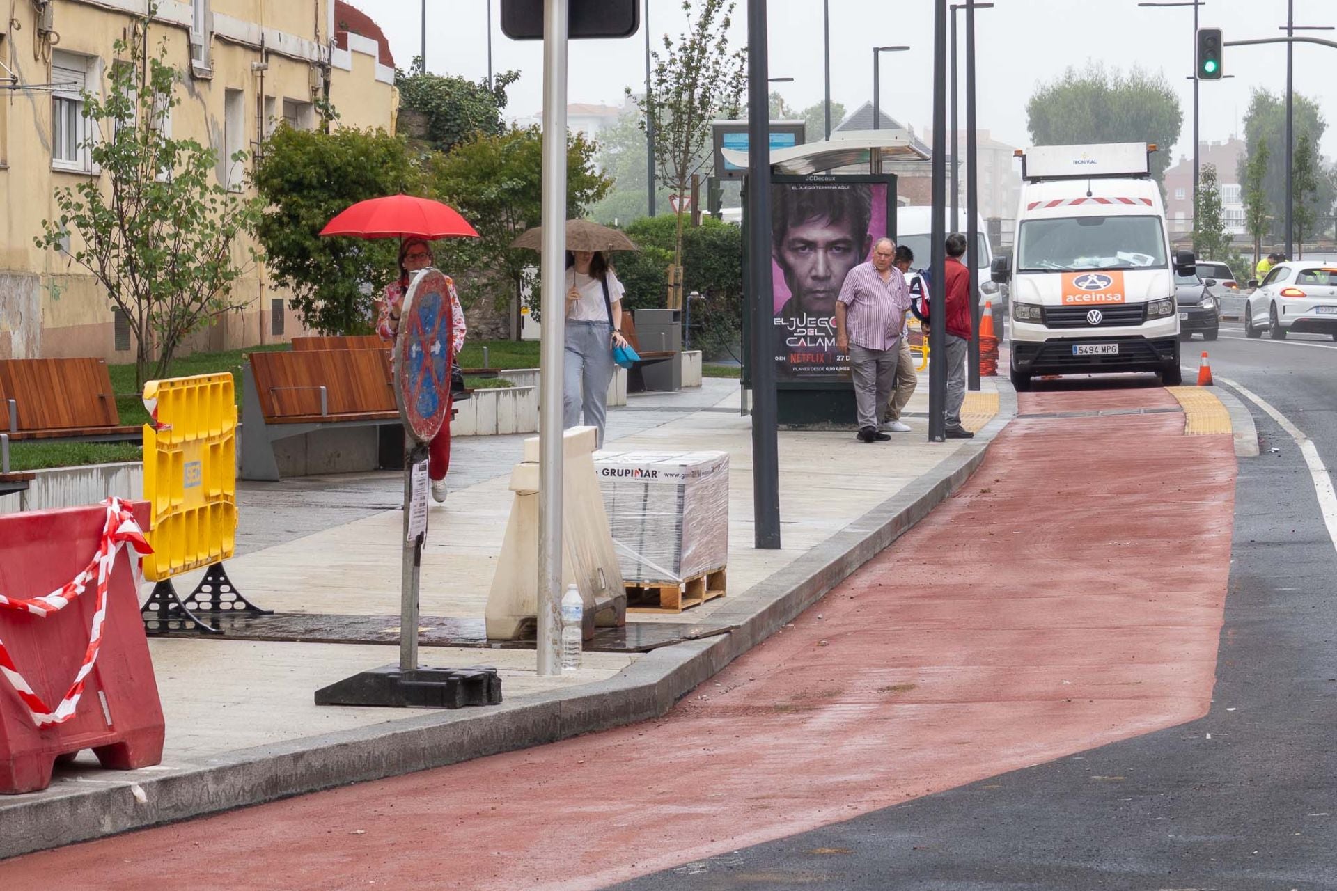 Los trabajos aún no han concluido y los operarios aún están rematando los últimos detalles. 