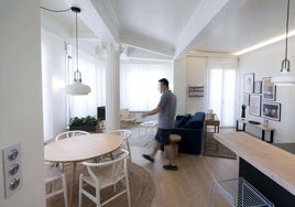 Interior de un piso turístico.