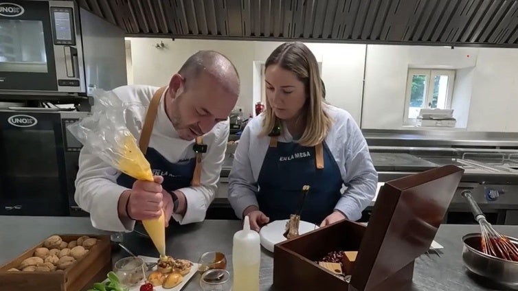 Así se hace el trampantojo de cordero del restaurante Ibidem en Arnuero