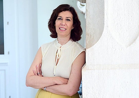 Lucía Viñuela Salas, la pasada semana, en La Magdalena.