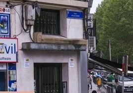 Las placas de la Cuesta de las Ánimas se cambiaron en abril.