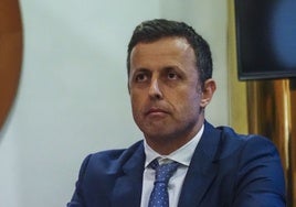 Acayro Sánchez, durante el juicio por el que ha sido inhabilitado durante diez años.