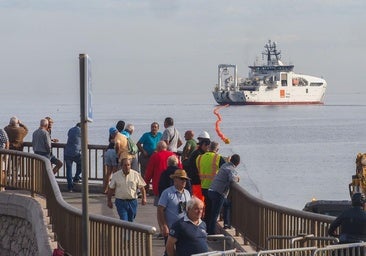La instalación submarina del cable de Meta, llamado Anjana, que conecta Carolina del Sur con la Virgen del Mar.