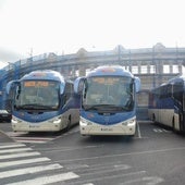 VehícUlos de la línea Castro Bilbao.