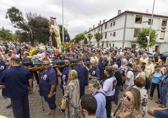 La procesión por las calles del Barrio Pesquero, en Santander, se celebrará el miércoles.