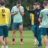 José Alberto en un entrenamiento el pasado mes de mayo