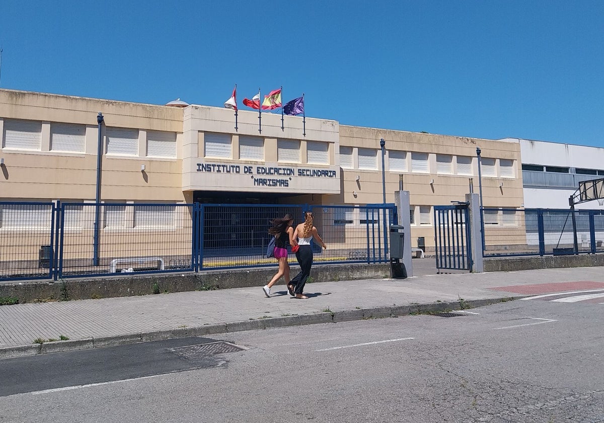 El instituto Marismas será ampliado para atender el incremento del alumnado.