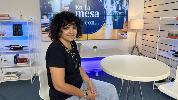 Lorena García, en las instalaciones de El Diario Montañés.