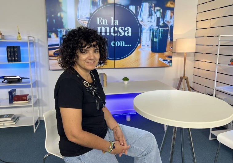 Lorena García, en las instalaciones de El Diario Montañés.