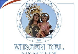 Logo del programa de la Virgen del Carmen en El Astillero.