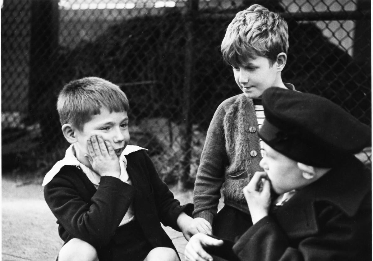 'Jimmy Tells a Story, West Village, New York City, 1947'. Una de las imágenes de la muestra que se inaugurará en el CDIS.