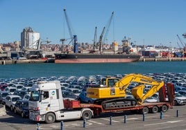 Muelles de la Autoridad Portuaria de Santander.