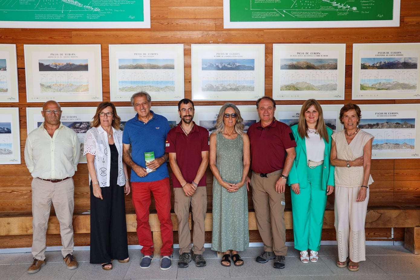 Jesús Fuente, Marta Higuera, Jesús Cuevas, Javier Gómez, Carmen Higuera, Jesús Celada, Irene Díaz y María Higuera.