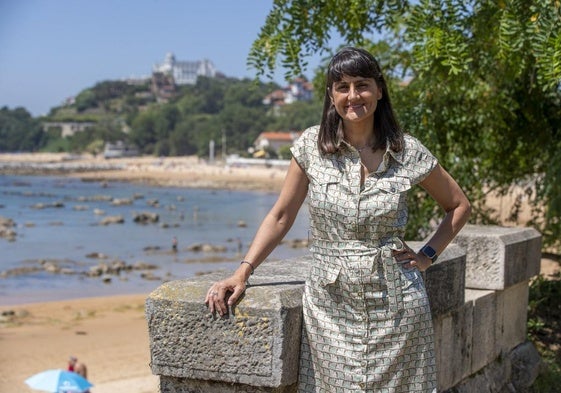 María González Veracruz, ayer en La Magdalena, donde acudió a participar en los cursos de la UIMP.