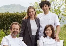 Familia Manzano, de Casa Marcial, en Arriondas, un tres estrellas que destila sencillez y una cocina honesta.