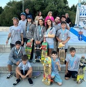 La delegación cántabra que compitió en Arteixo.