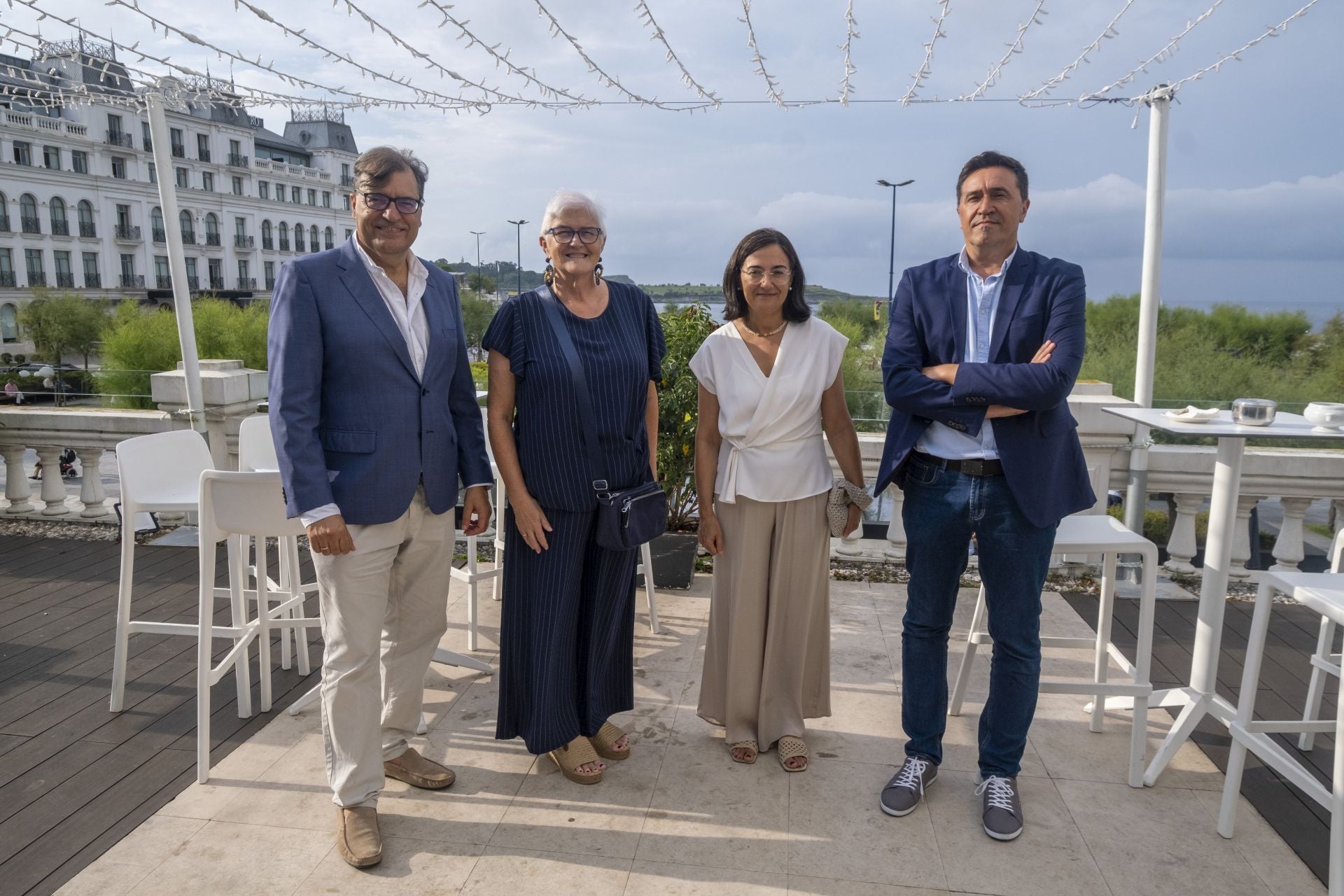 Pablo de Castro, María Antonia Manzano, Conchi López y Juan Carlos Fernández.
