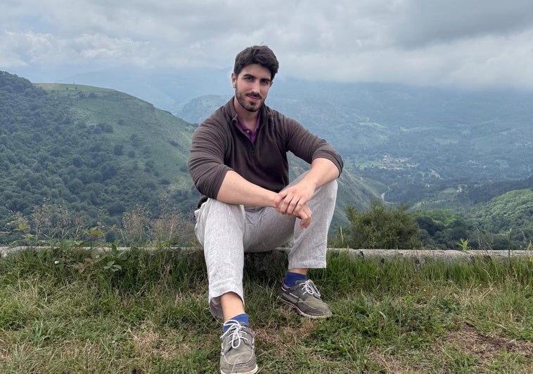 Andrés Pacheco, en el mirador de El Soplao.