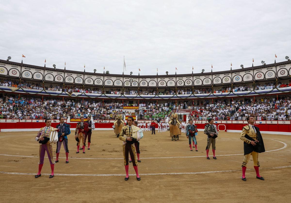 Bruno Aloi corta una importante oreja en el inicio de la Feria de Santiago en Santander