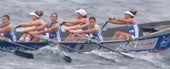 La trainera femenina de Astillero, en la regata de Orio.