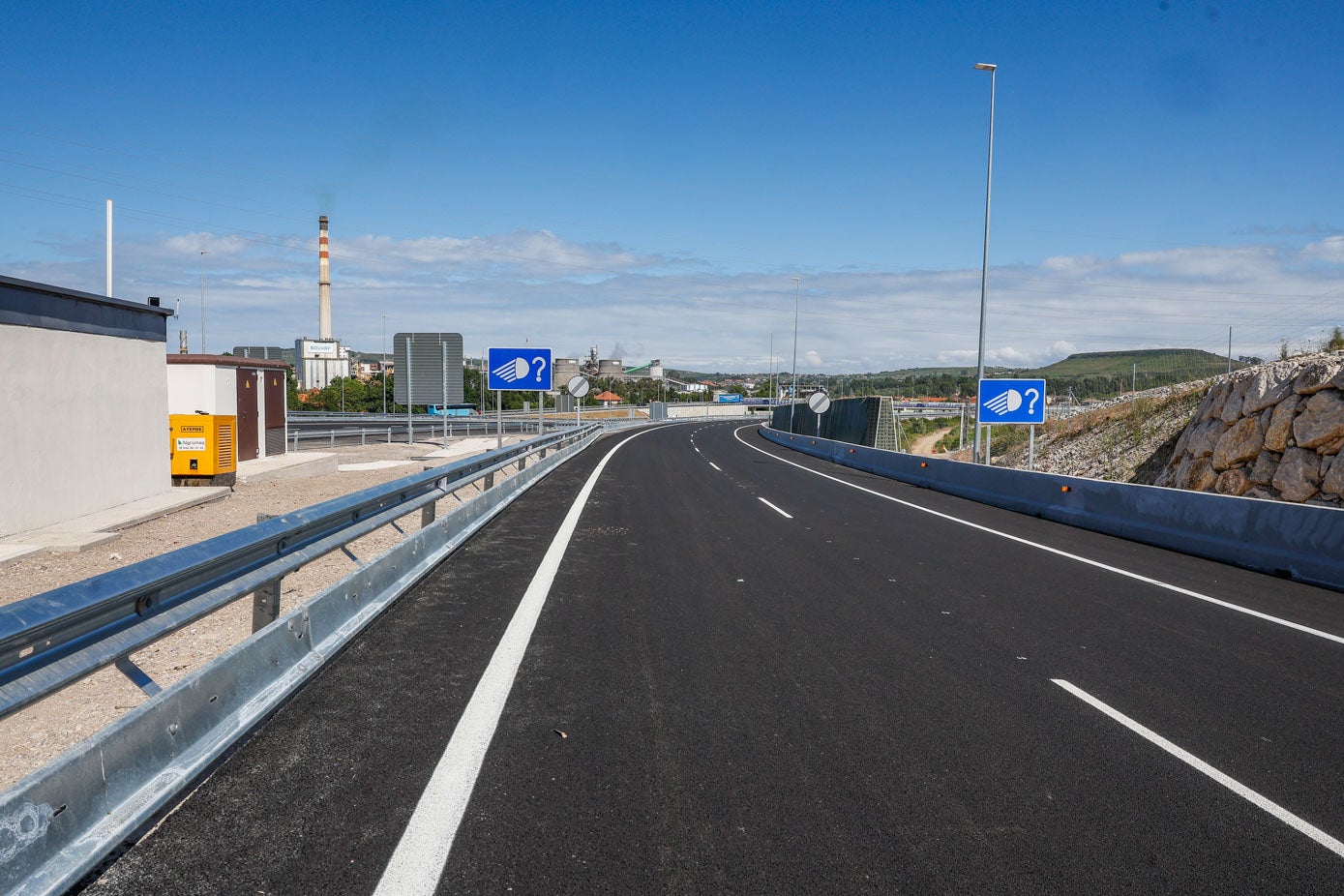 El nuevo ramal que conecta Sierrapando y Barreda.