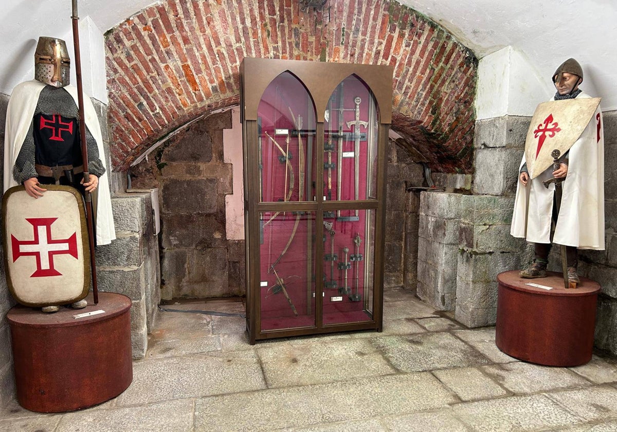 Exposición de los templarios en el Fuerte de San Martín.