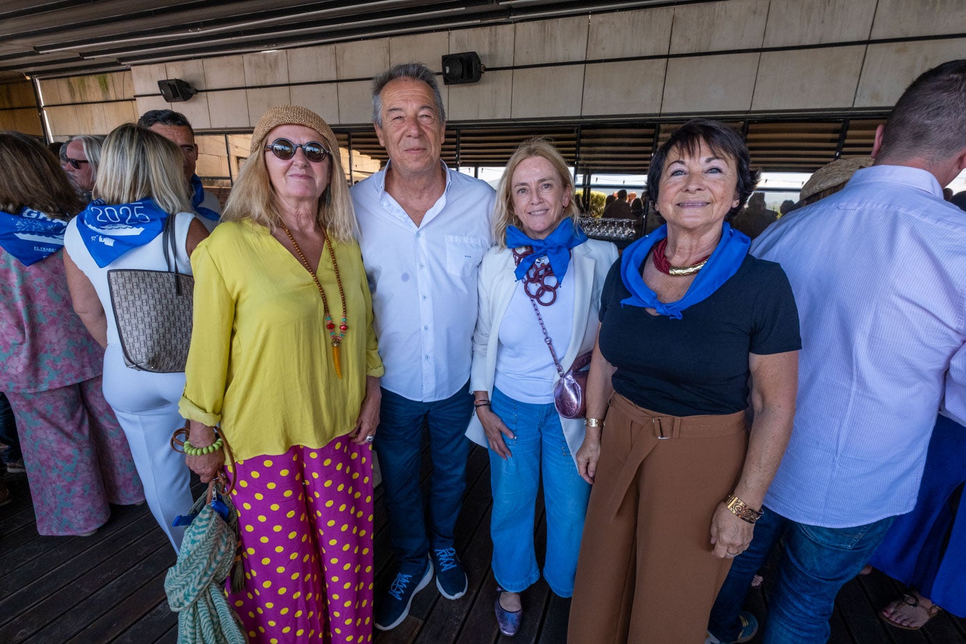 María Luisa Sanjuán, Jesús Serrera, María Luisa Peón y Rosa Inés García.