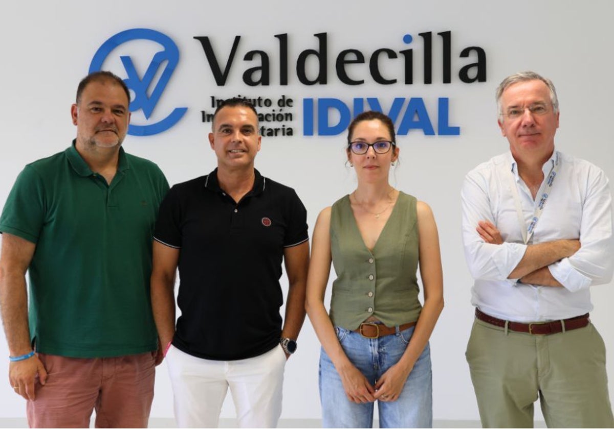 José Pedro Vaqué, Ricardo Martínez, Virginia Álvarez y Carlos Sainz.
