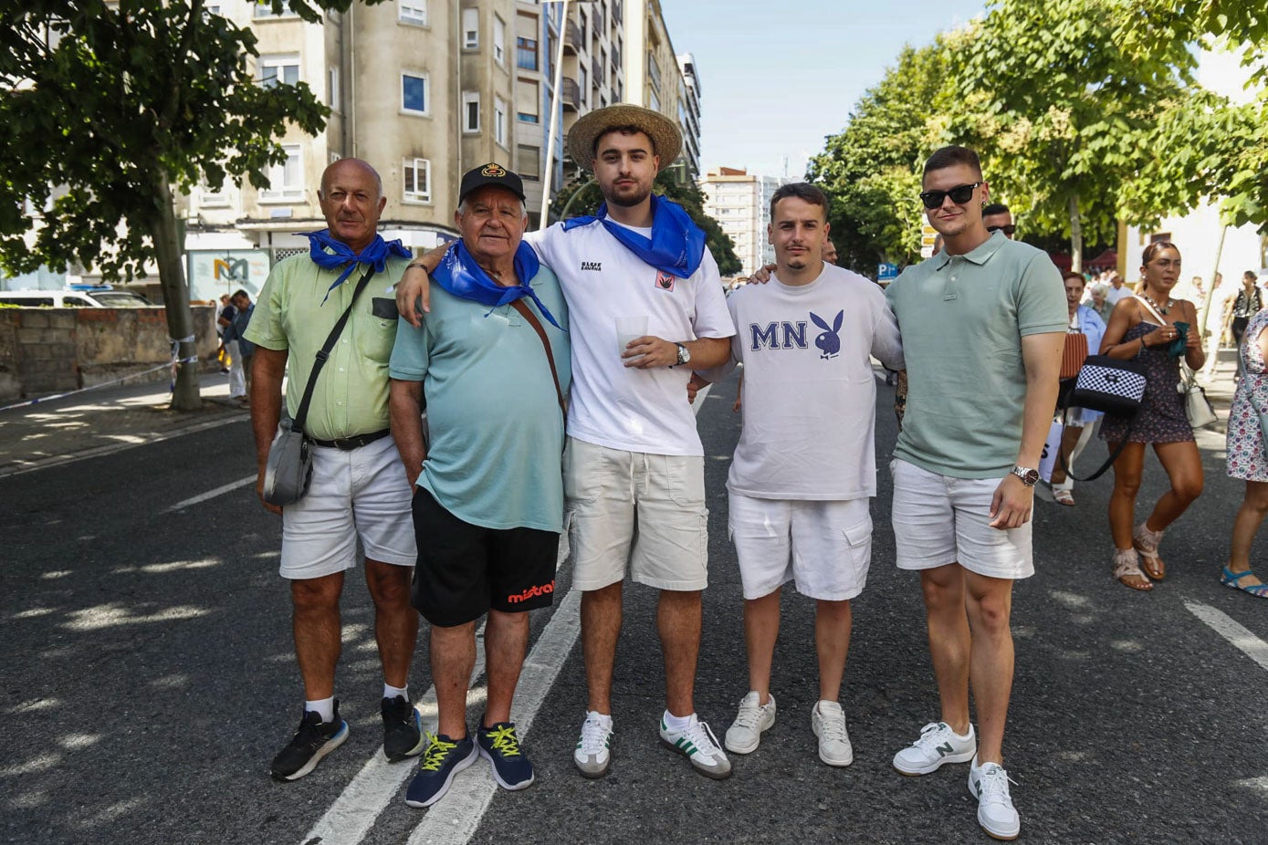 Roberto Fernández, Manuel Culebra, Antonio Culebra, Félix Madera e Izan Cagigas.