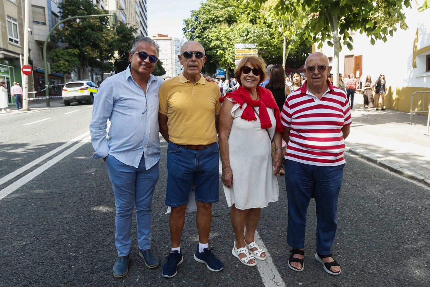 Miguel Ángel Romero Pérez, José Manuel Merino, Montserrat Sánchez y Jesús García.