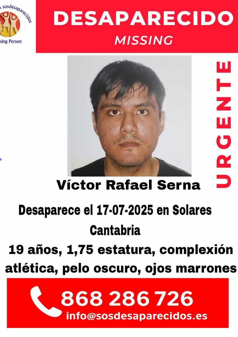 Imagen - Cartel publicado por SOS Desaparecidos.