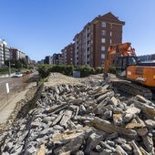 Solar de la S-20 en Santander donde se levantará una nueva promoción de viviendas, la pasada primavera.