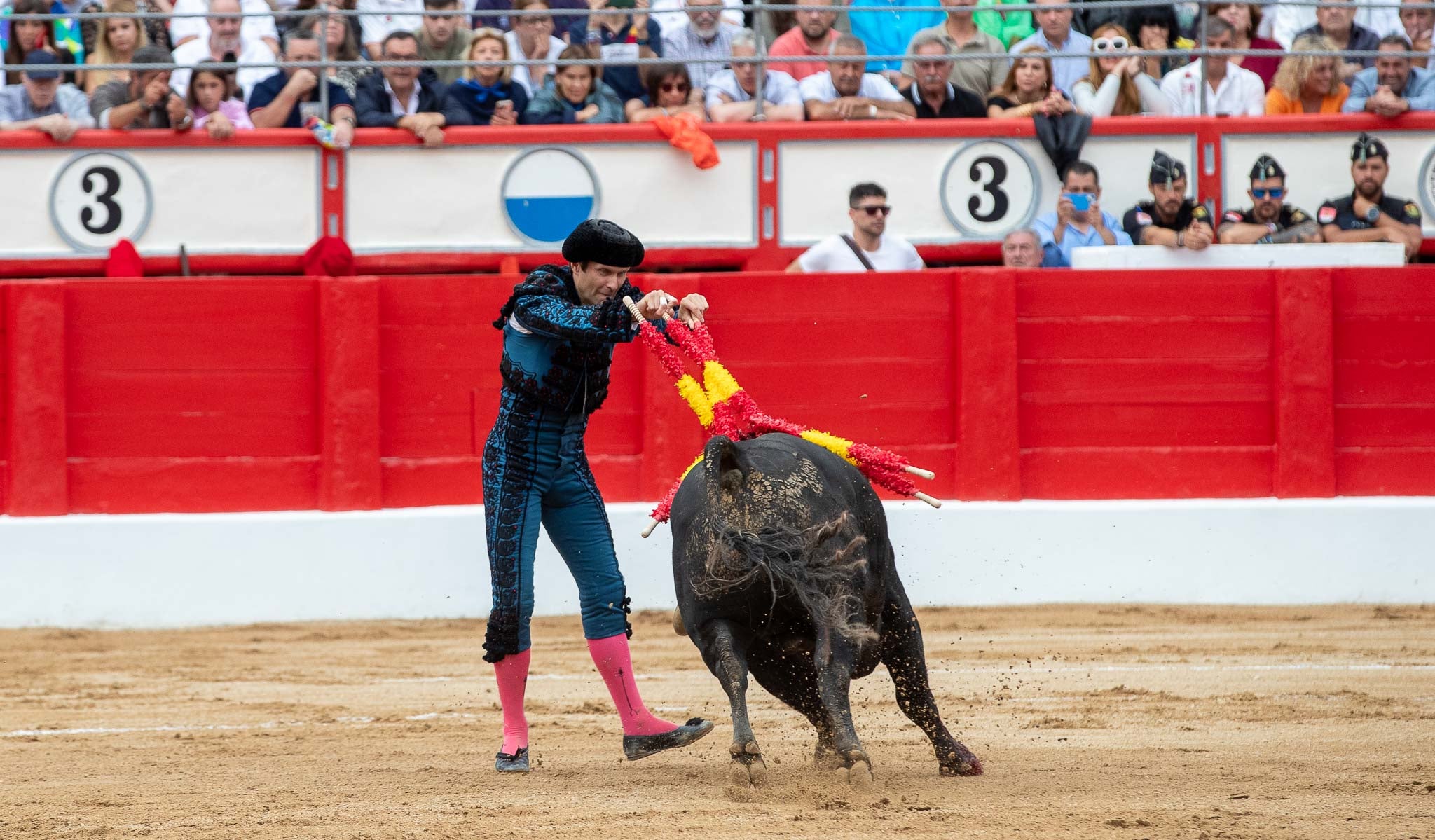 Par de banderillas de Iván García.