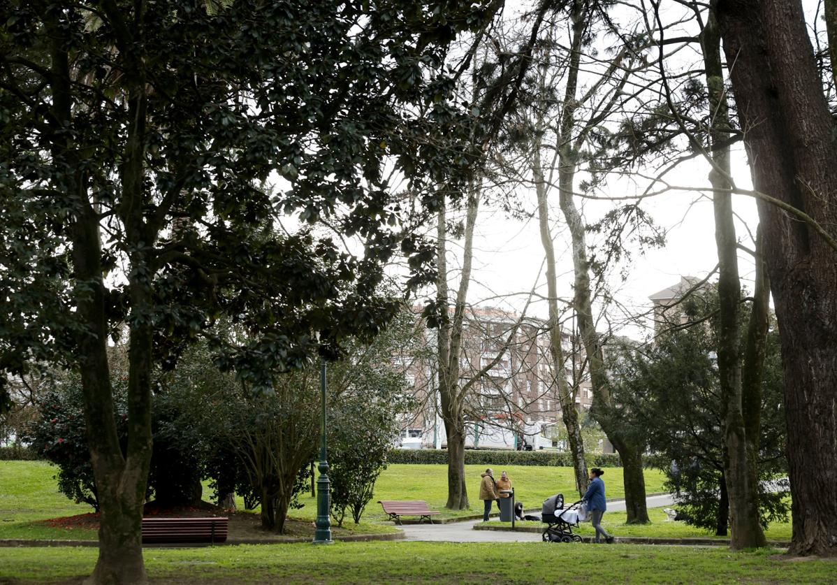 Parque Manuel Barquín de Torrelavega.