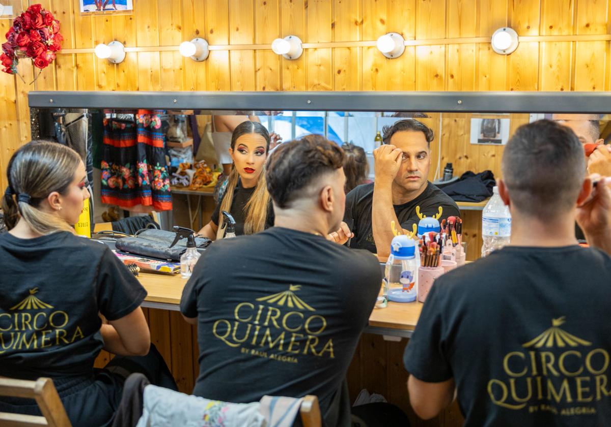 Así se prepara el circo