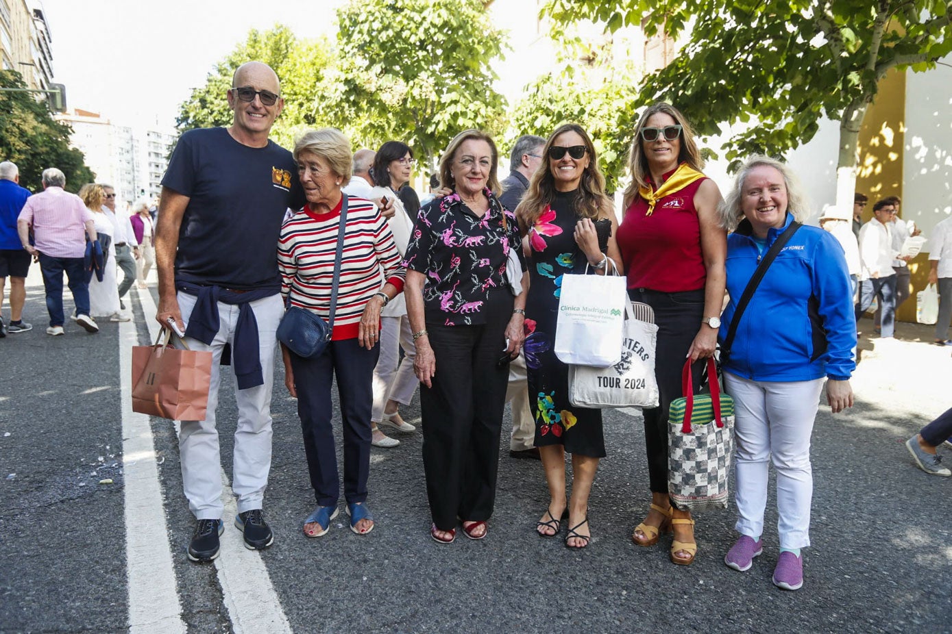 Kiko Cajigas, Matilde Gandarillas, Pilar Miguélez, Ana Madrigal, Estela Vicente e Isabel García.