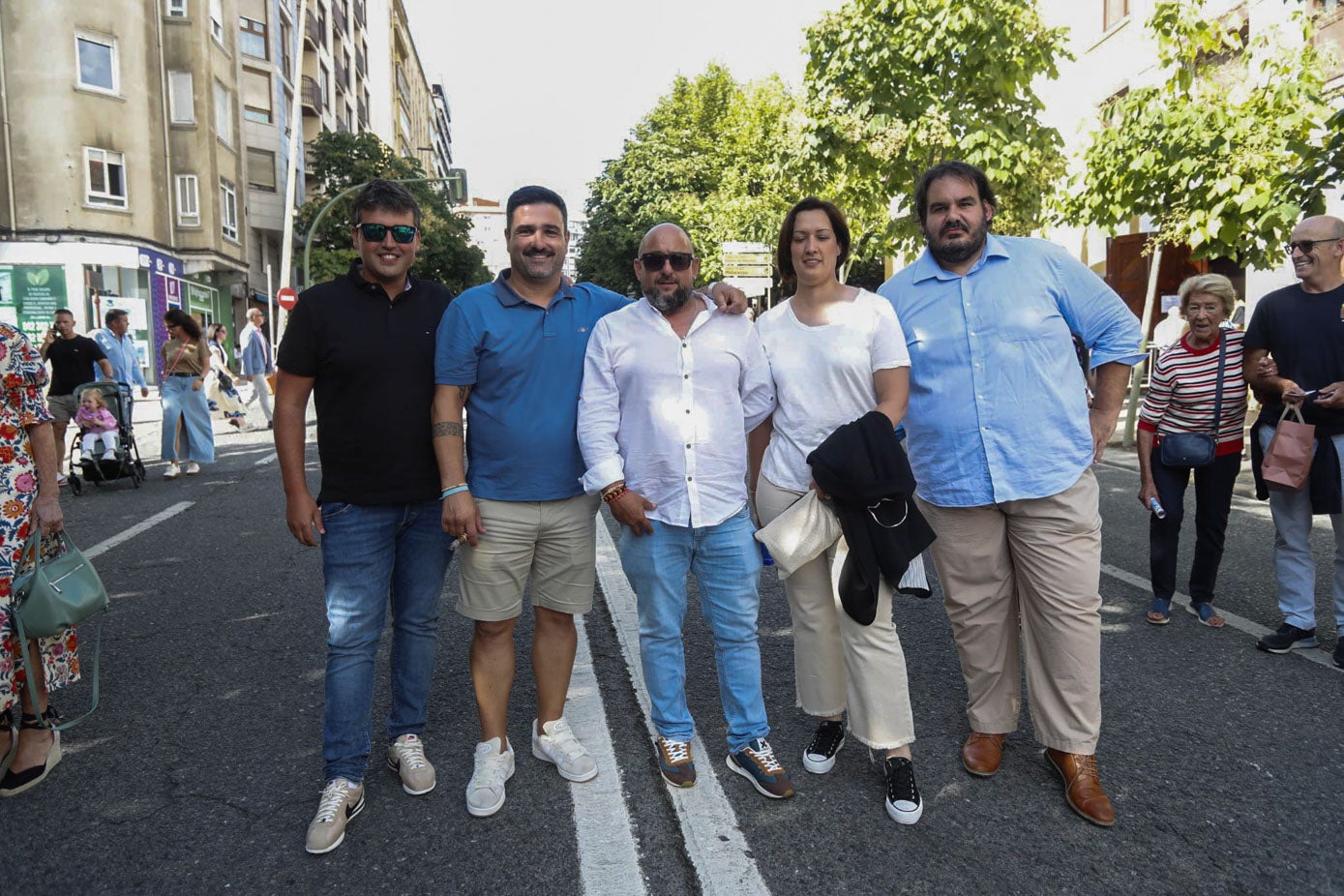 Pablo Cuadrado, Noé Pérez, Sátur Martín, Susana Fraile y Samuel Saiz de la Maza.