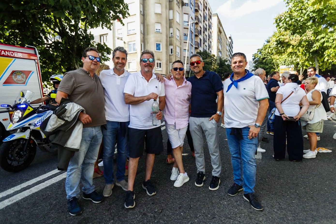 Jaime Gimeno, Rogelio de Andrés, Luis Bada, Javi Fuentes, Antonio López y Carlos León.