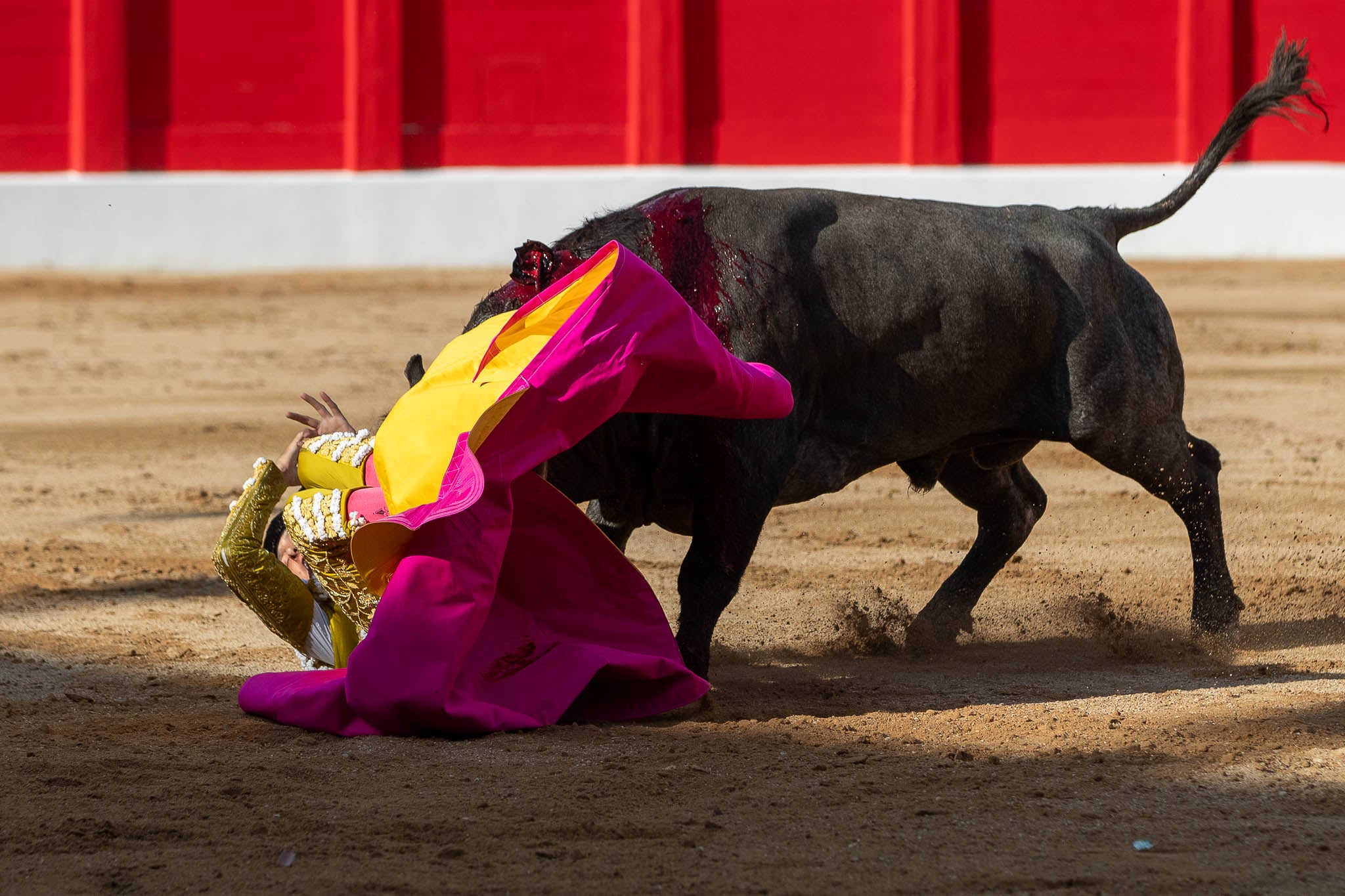 Roca Rey fue arollado en el primer de su lote.