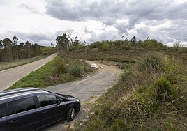 Imagen de una parte de la finca donde está proyectada la futura planta de biometano. Daniel Pedriza