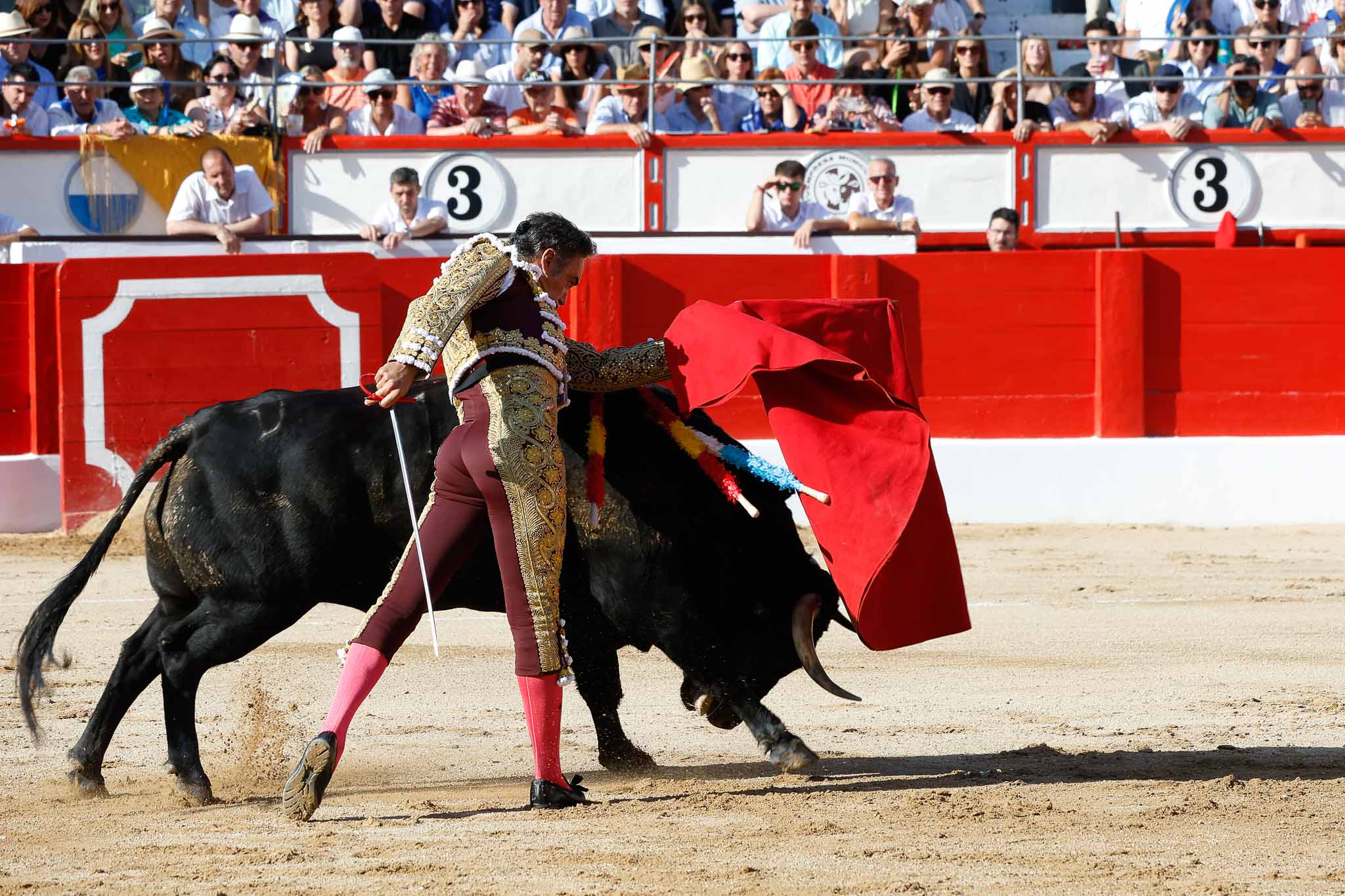 Pase de pecho del Cid en el primero de la tarde. 