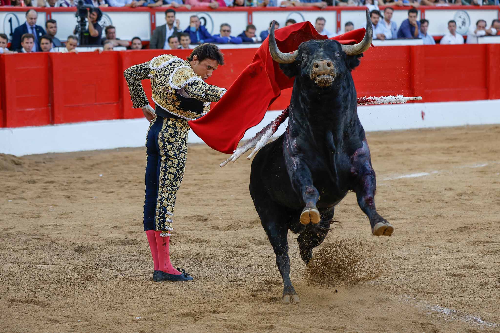 Inicio de faena por estatuarios de Roca Rey.