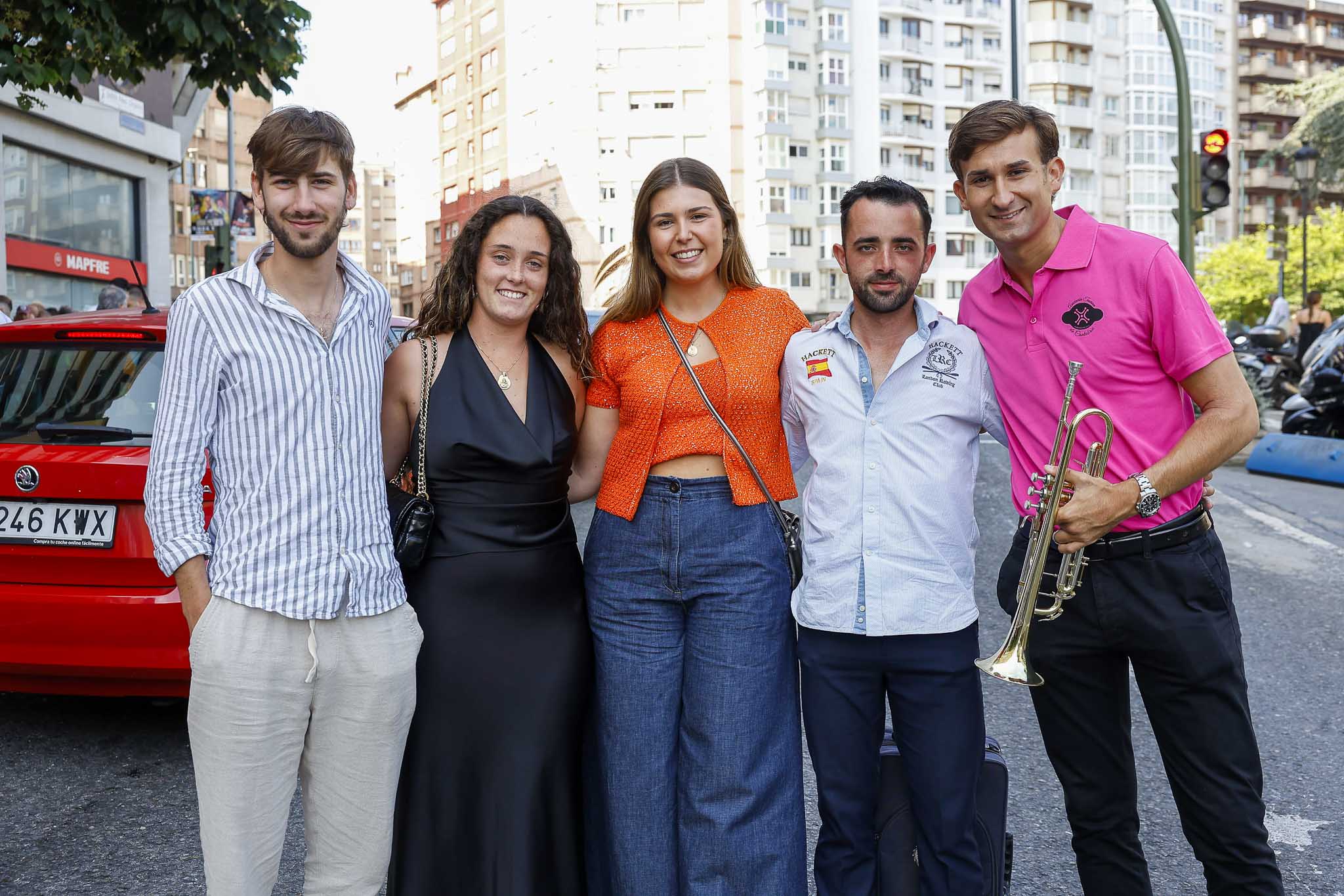 Mario Martínez, Laura Díez, Carmen Vega, José María Cuesta y Gonzalo Diego.