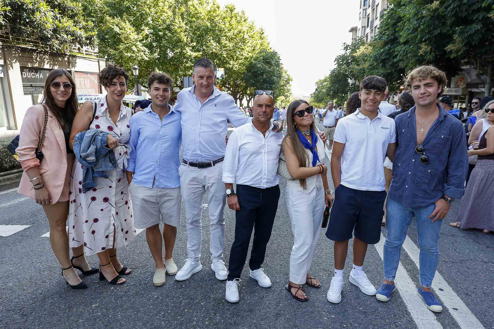 Virginia García, Sandra García, Álvaro Gómez, José Antonio Suárez, Isaac Bolado, Adriana Tascón, Mauro Bolado y Darío Bolado.
