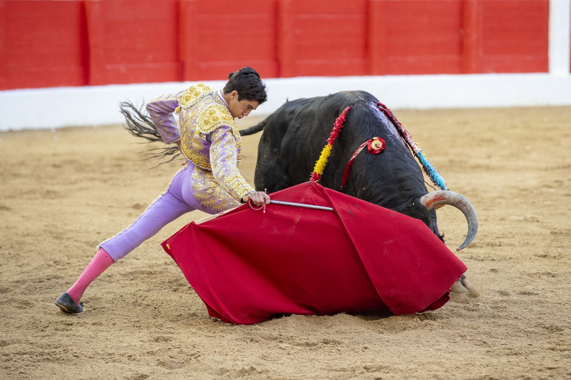 Marco Pérez cortó dos orejas a sus dos toros de La Ventana.