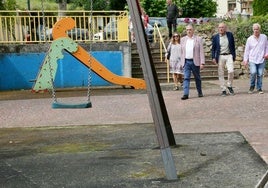 La rehabilitación del parque infantil de Pesquera estará lista a finales de año