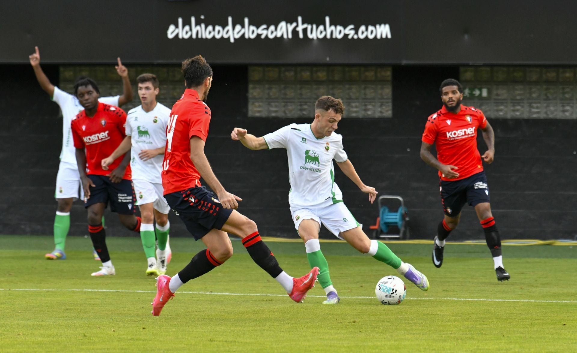 El Osasuna-Racing, en imágenes