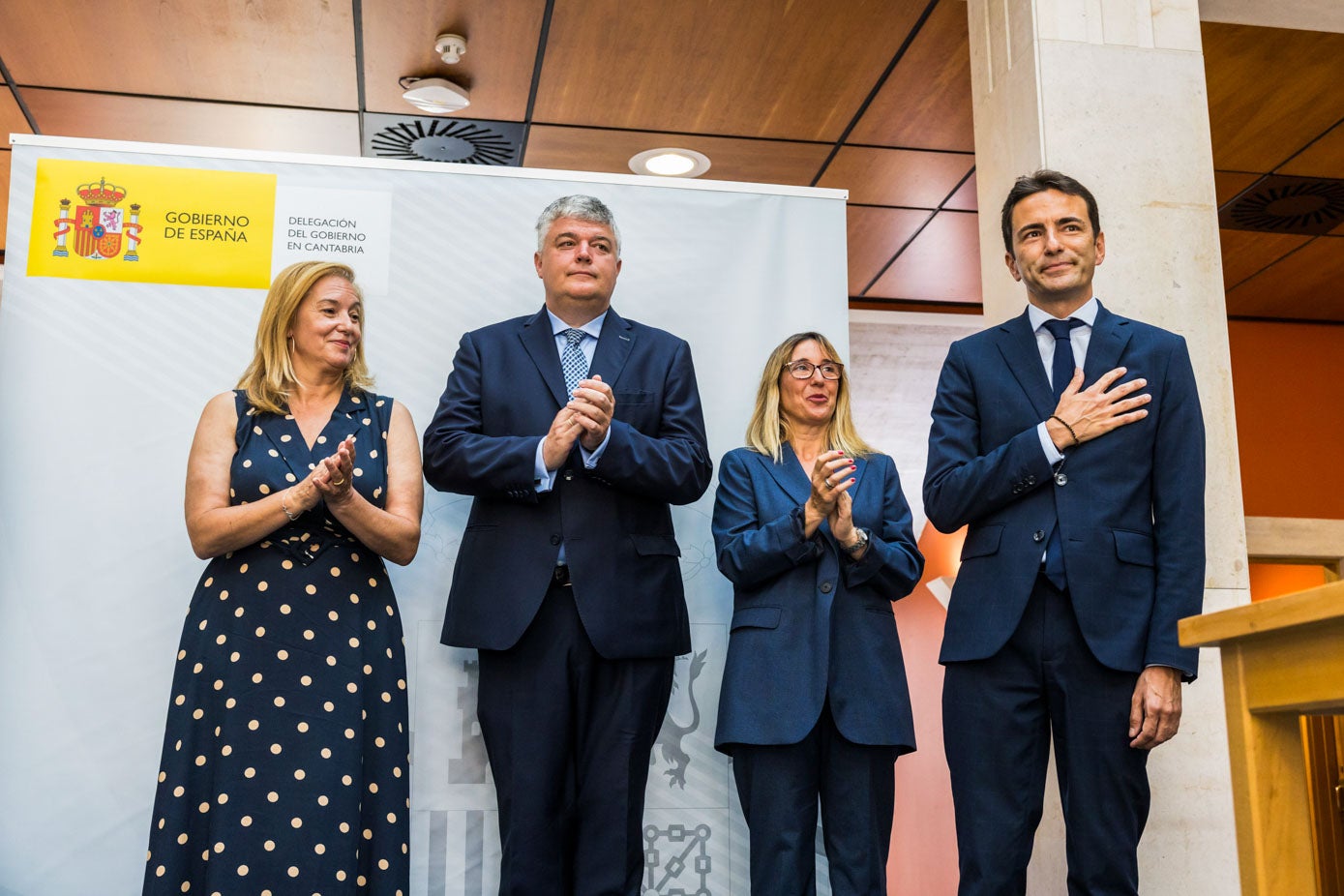 Un momento de la toma de posesión